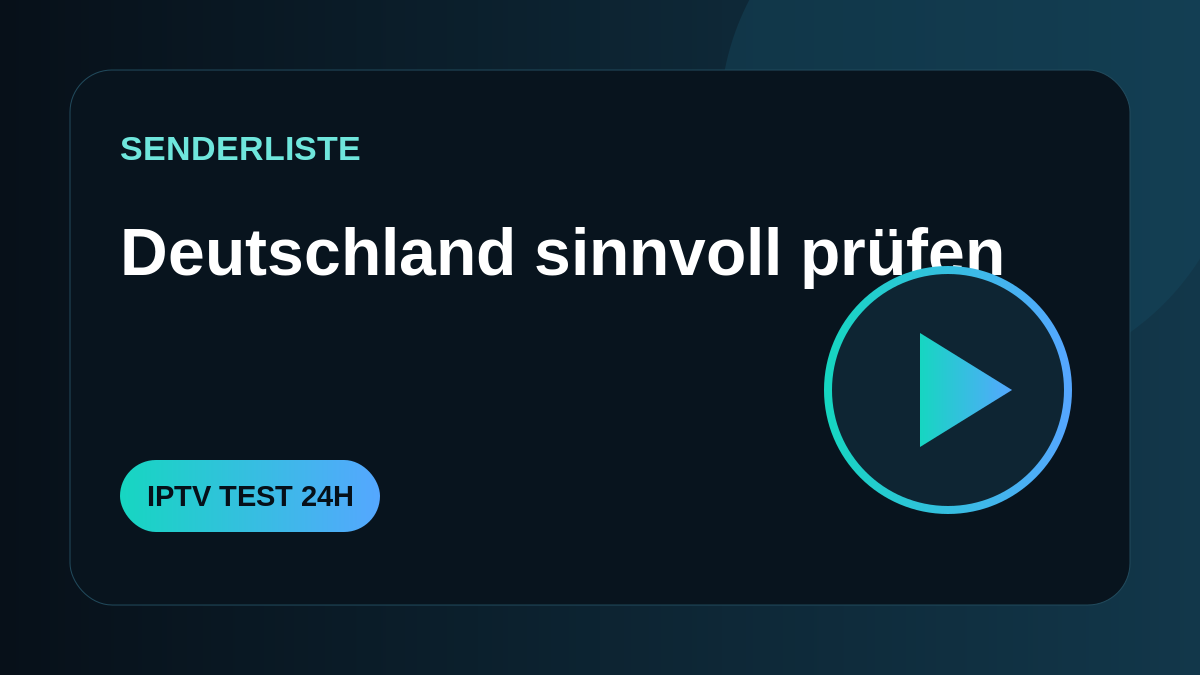IPTV Senderliste Deutschland Ratgeber